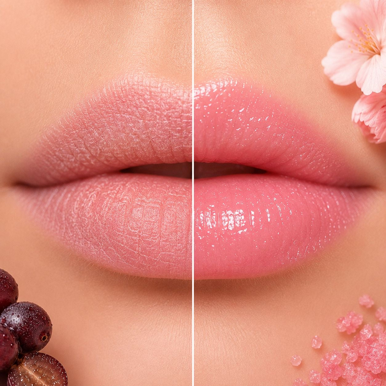 2in1 Lippenpeeling Grape