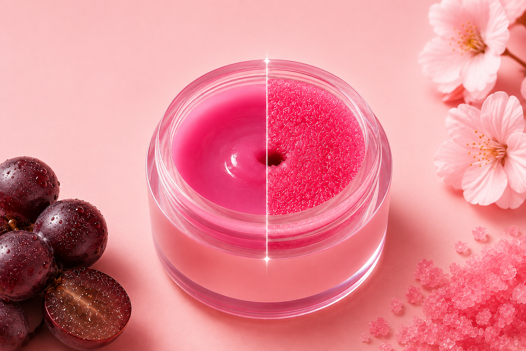 2in1 Lippenpeeling Grape