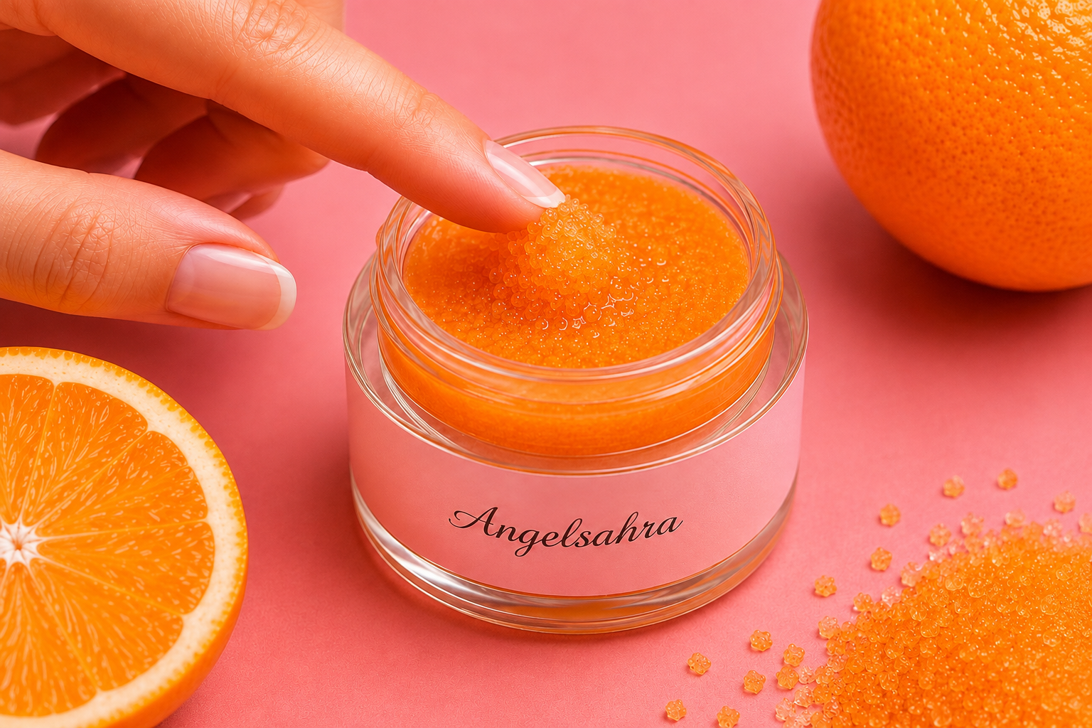 2in1 Lippenpeeling Orange