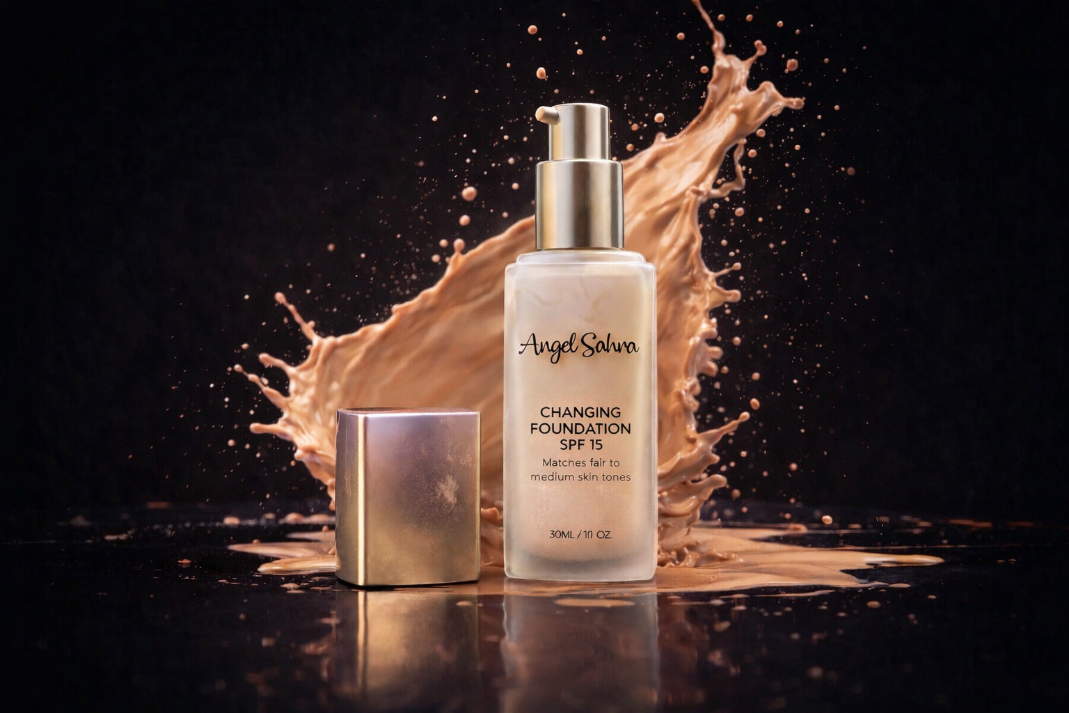 Angel.sahra Changing Foundation SPF 15
