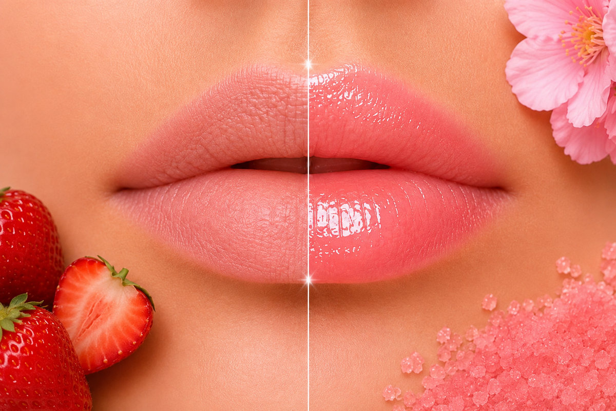 2in1 Lippenpeeling Strawberry