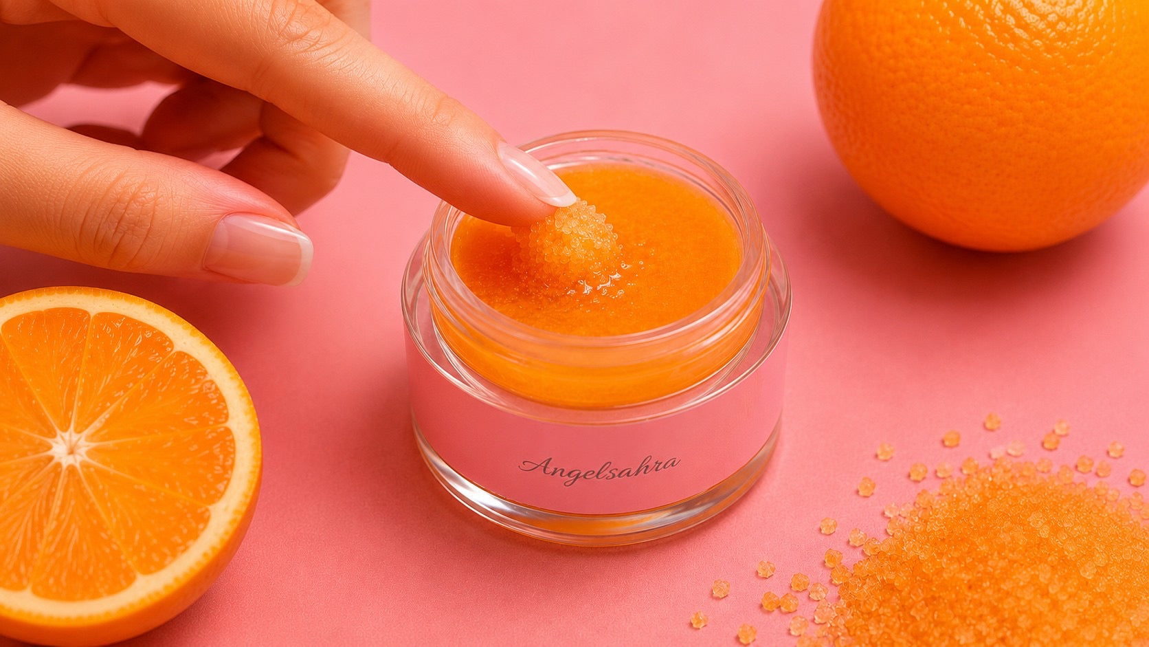 2in1 Lippenpeeling Orange