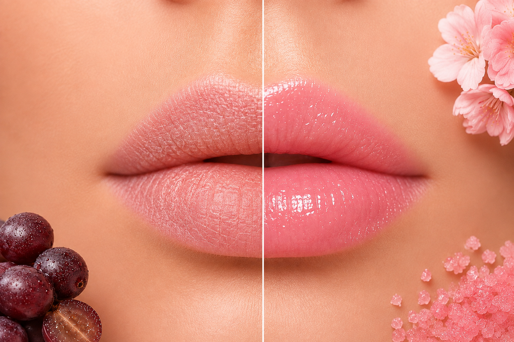 2in1 Lippenpeeling Grape