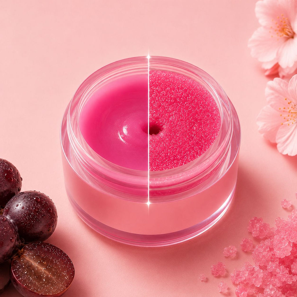 2in1 Lippenpeeling Grape